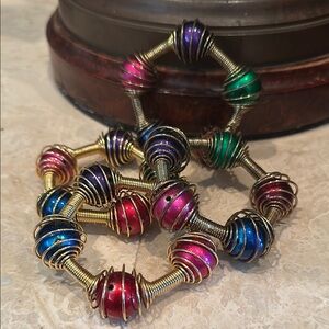 Holiday ornaments napkin rings Set of 4